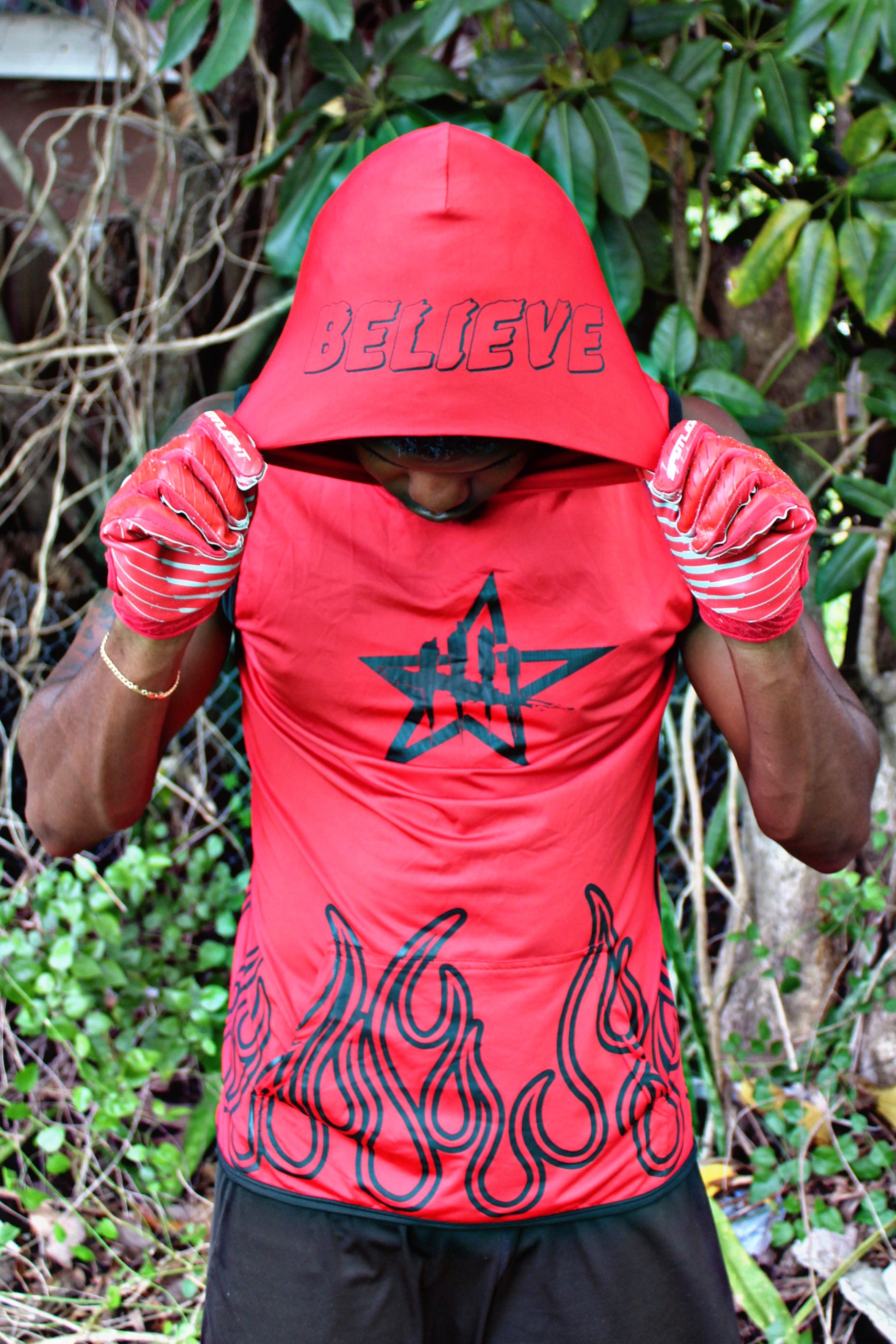 "GRIT" Hoodie - Killshot Red